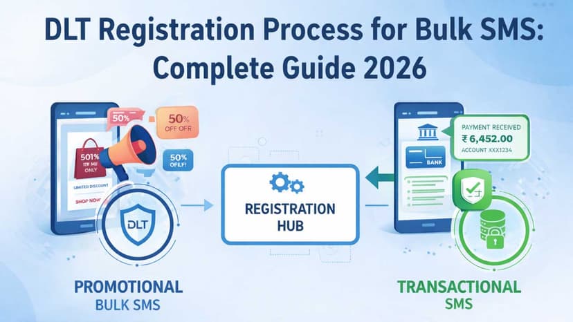 DLT Registration Guide for Bulk SMS & Voice Campaigns
