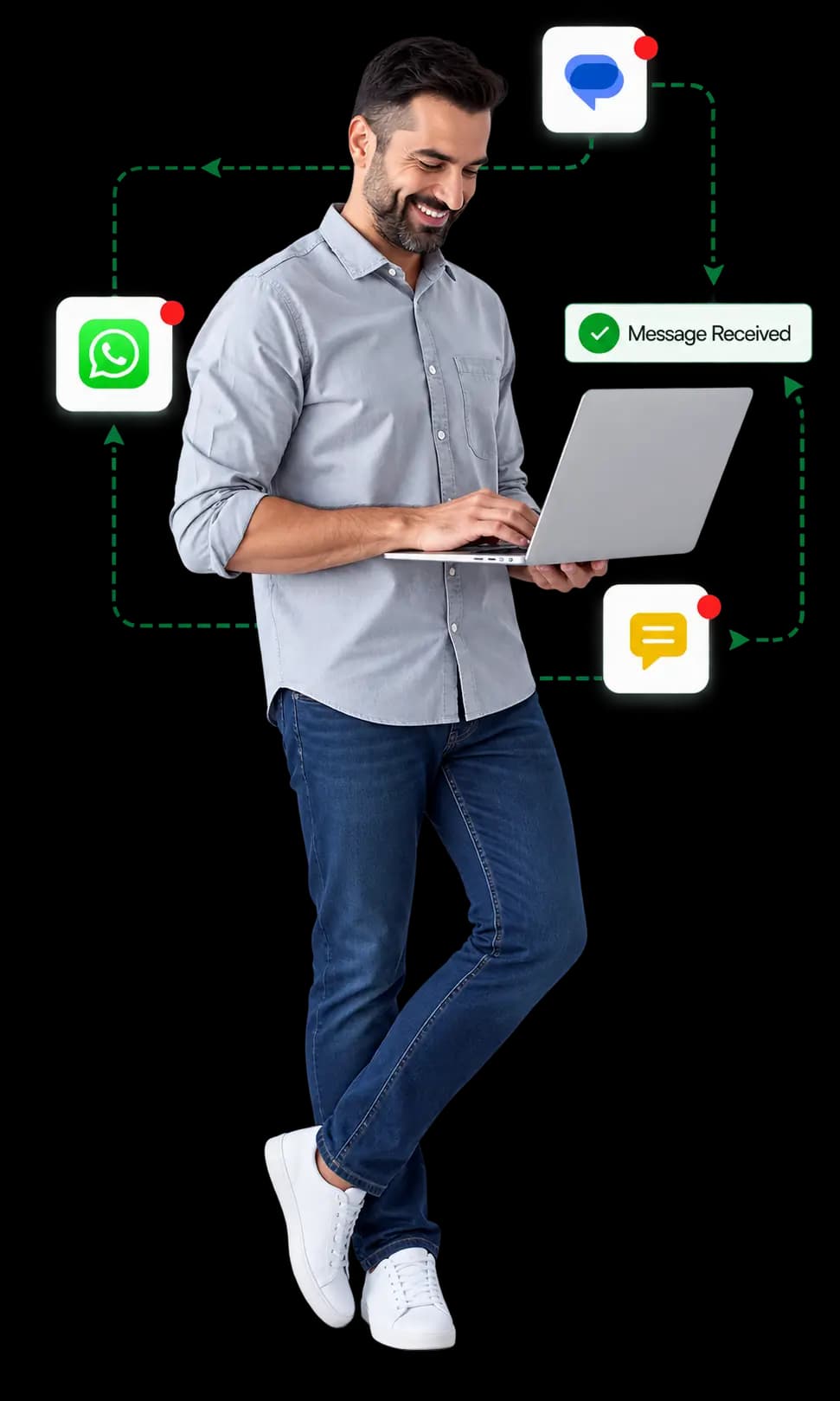 Teleopedia omnichannel messaging